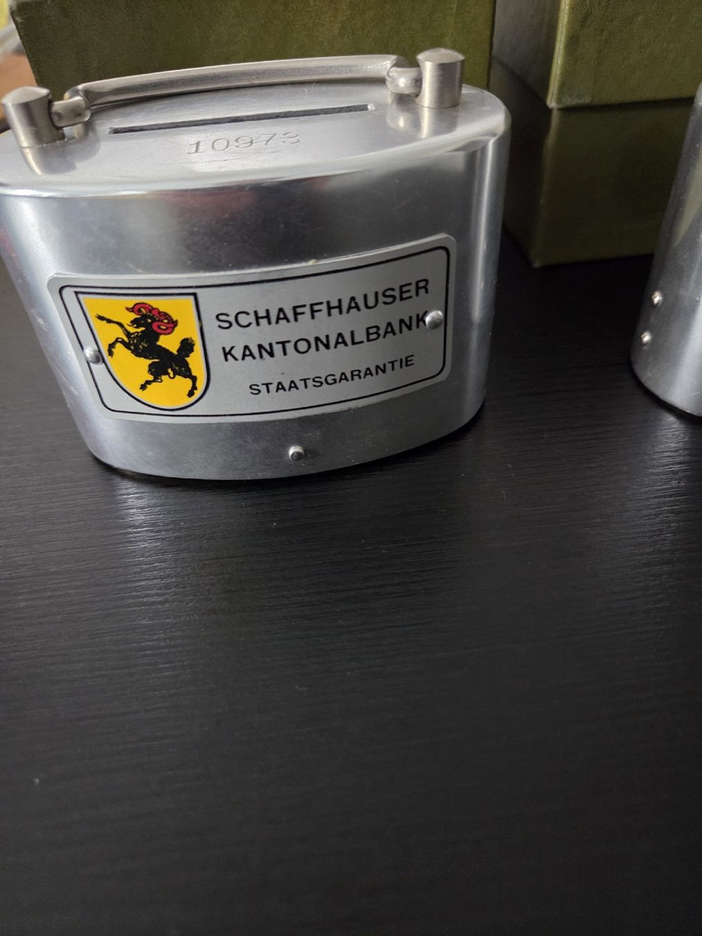 Salvadanai: Spardosen Schaffhauser Kantonalbank 2er Set – Usato da Dietikon venduto da Allegra34 5