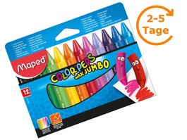 Wachsmalstifte WAX JUMBO,12er Etui