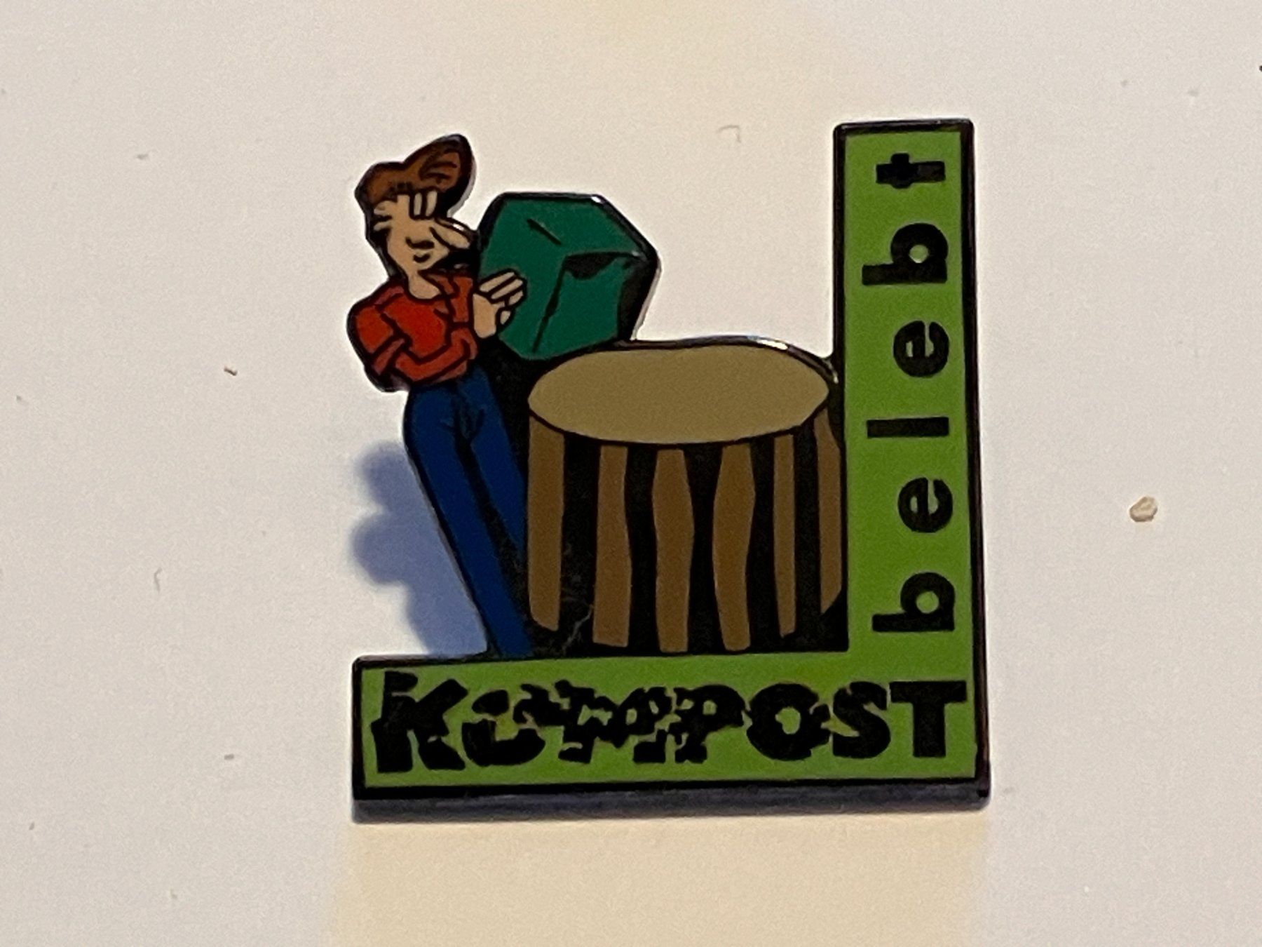 Plaketten & Abzeichen: 1 Pin Kompost belebt – Gebraucht aus Basel von djwwpp