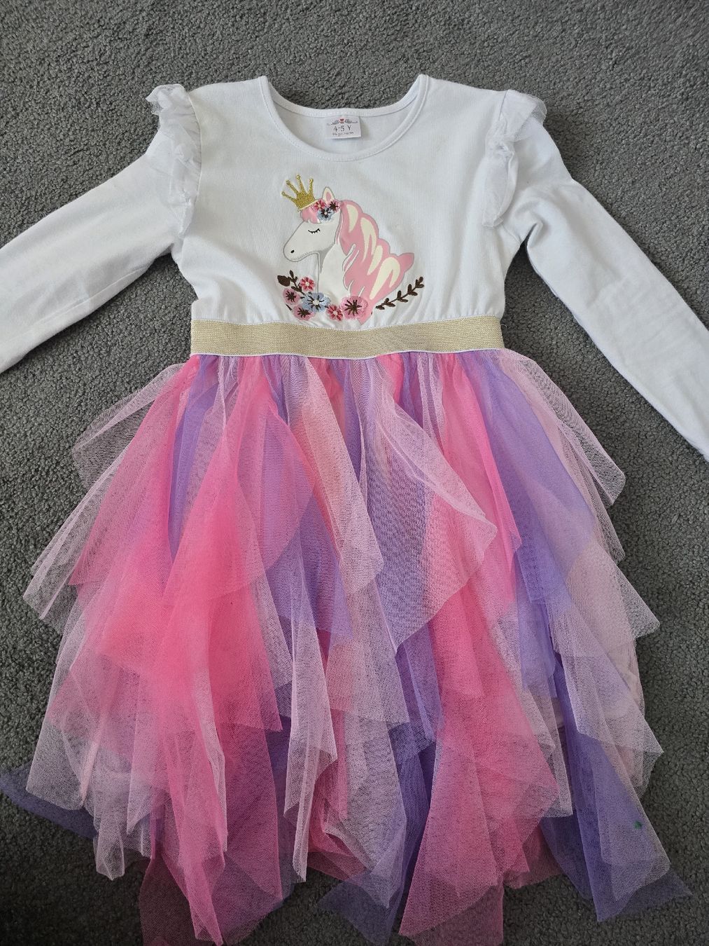 Kleider & Röcke: Mädchen Kleid Einhorn Grösse 110 – Gebraucht aus Unterentfelden von Panda-87