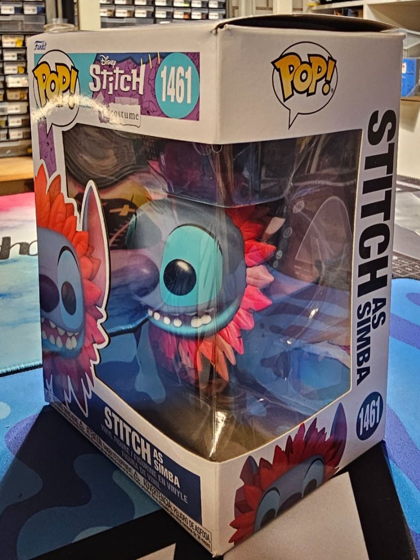 Funko Figuren: Funko Pop Disney Stitch as Simba | OVP – Gebraucht aus Schneisingen von 500_to_moon