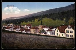 AK Cormoret, Ortsansicht am Hang