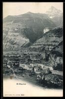 St-Maurice, Vue générale du village et