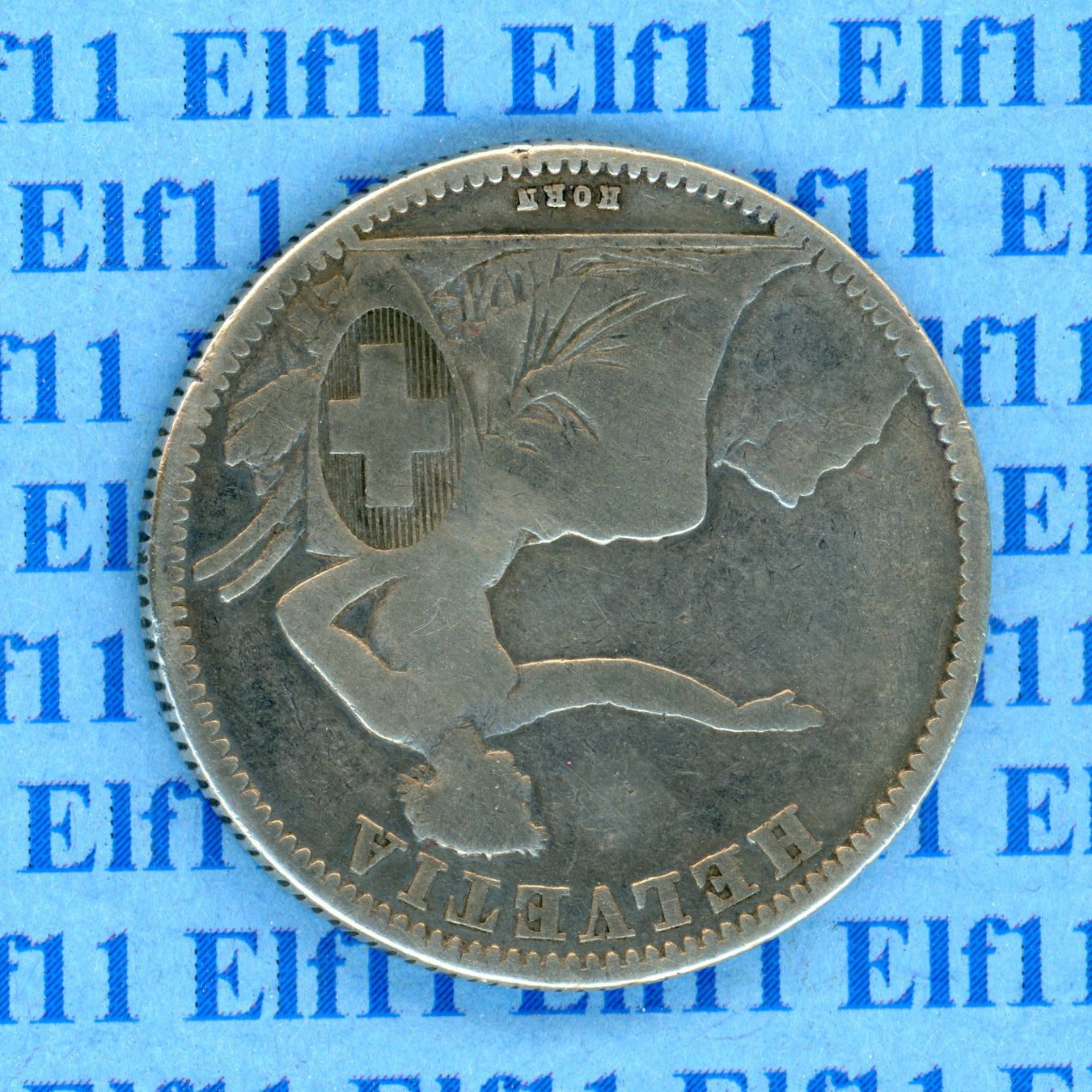 Alle Münzen: CHF___2.00 1860 s 2 Franken – Gebraucht aus Widnau von Elf11 1