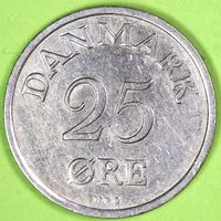1949 / DÄNEMARK / 25 OERE - MÜNZE / SEHR GUT ERHALTEN !