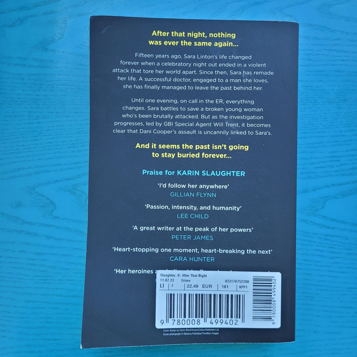 Libri: Karin Slaughter- After that night – Usato da SCHÜBELBACH venduto da CoKaHa 1