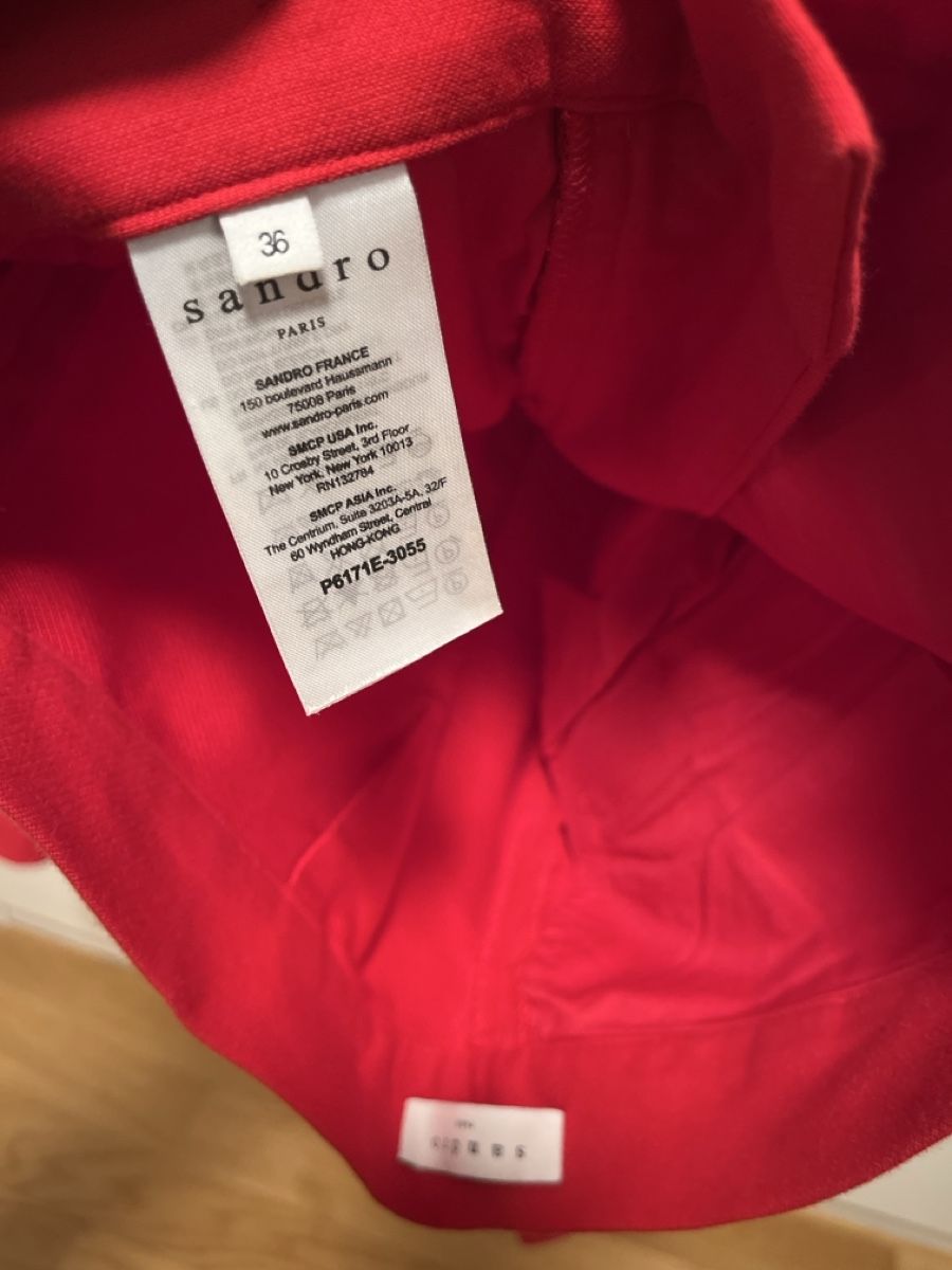 Sandro Completi & Tailleur: Sandro Anzug Grösse 34 Blazer / 36 Hose – Usato da Zürich venduto da Mme22 4