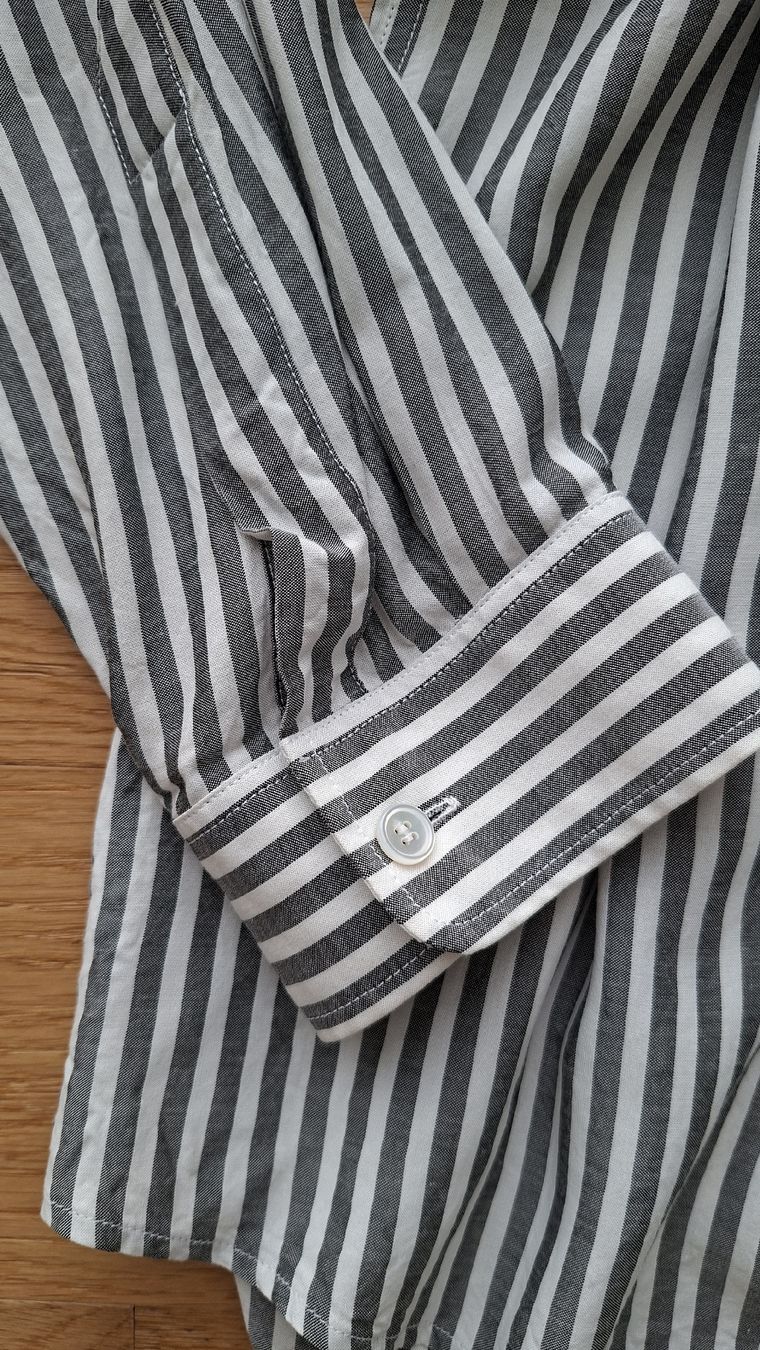 Celine Camicette: Céline Triomphe Bluse gestreift Grösse 36 - 40, oversized – Usato da Wallisellen venduto da Ellasophialove 4