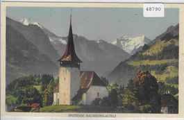 Frutigen - Kirche - Litho - Photo: E. Gyger