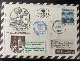 Österreich Ersttag Ballonpost 1968
