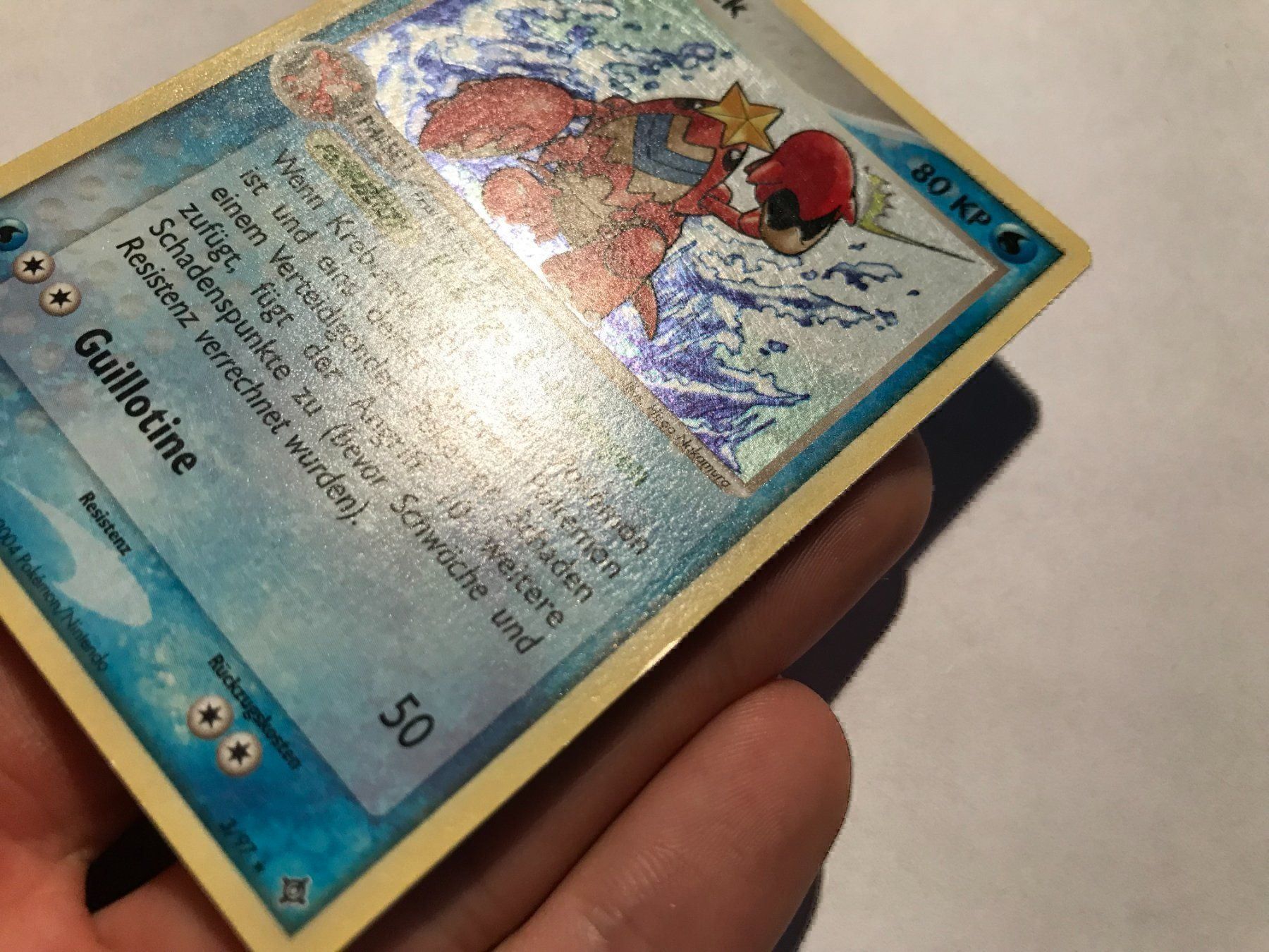 Pokémon Sammelbilder & Trading cards: Krebutack holo – Gebraucht aus Hagendorn von Pokecollectorch 4