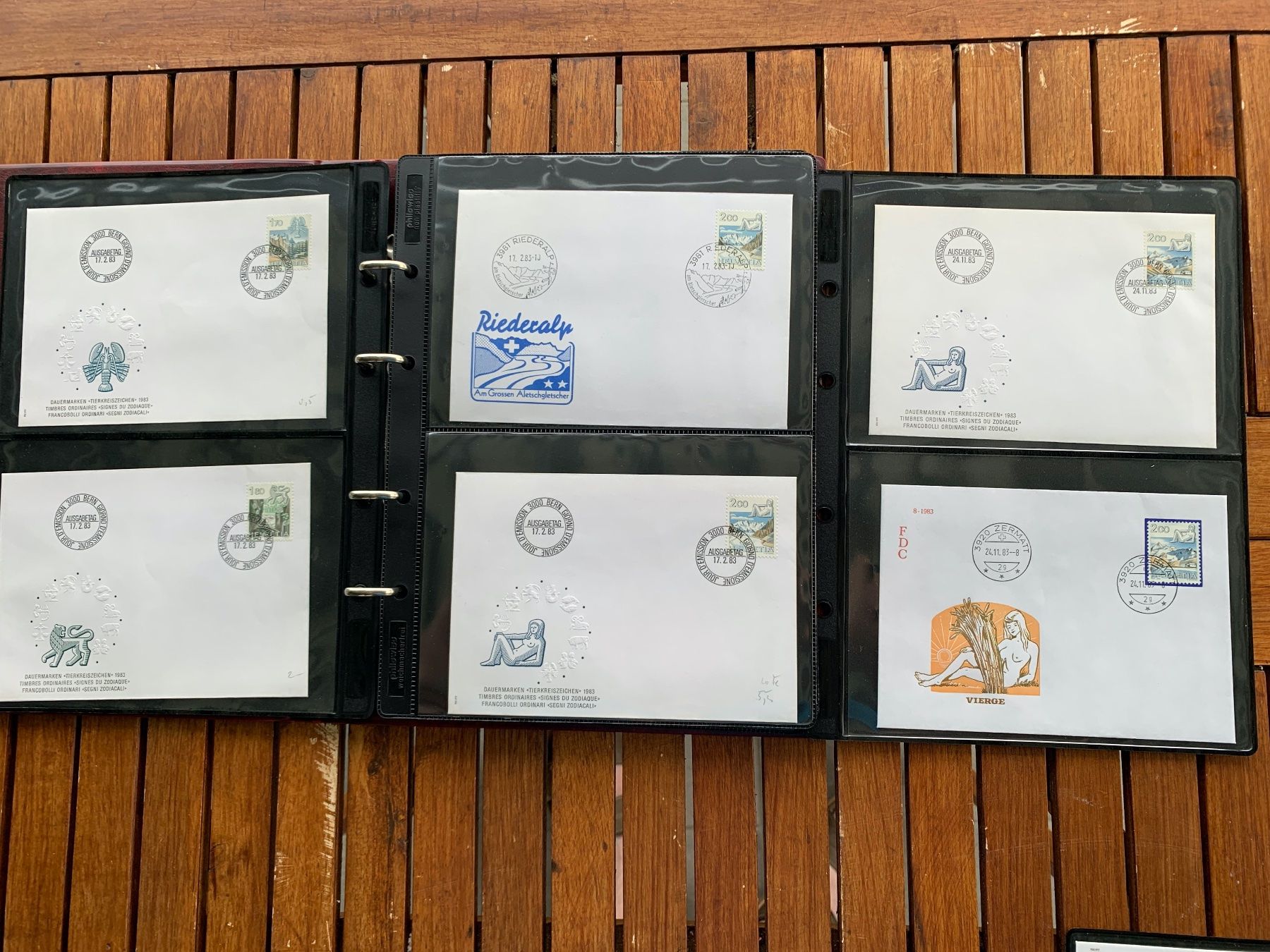 Tutti i francobolli: 1983 - Classeur 56 FDC - mit Einzelmarken - avec tbr isolés – Nuovo (secondo la descrizione) da Chavornay venduto da 4dphila 1