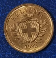 1 RAPPEN JAHR 1933 - SCHWEIZ