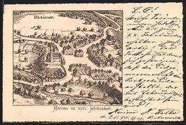 Herisau, Teilansicht im XVII. Jahrhunder