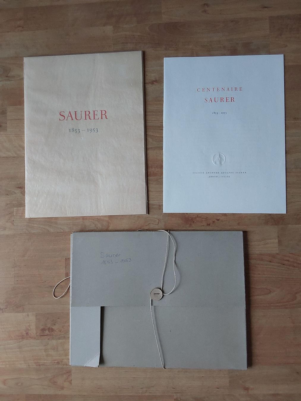 Saurer Documenti: Saurer Mappe 1853-1953 Centenaire. – Usato da Steinach venduto da Chilli1957