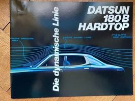DATSUN 180B Hardtop 1972 CH-Prospekt deutsch brochure