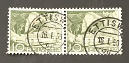 Nr.299 GESTEMPELT 1949 Ettiswil   