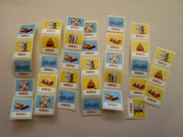 Coop "SPLASH"  -  33 Märkli zum Auffüllen von Karten