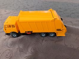 Siku Super 2820 Mercedes-Benz Müllwagen 1:55 – Gelb / KSG 