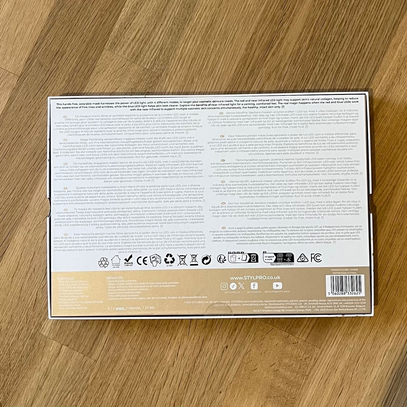 Soins du visage: Wavelength LED Face Mask, StylPro – Neuf avec emballage d'origine à Zürich par art_b5qd 1