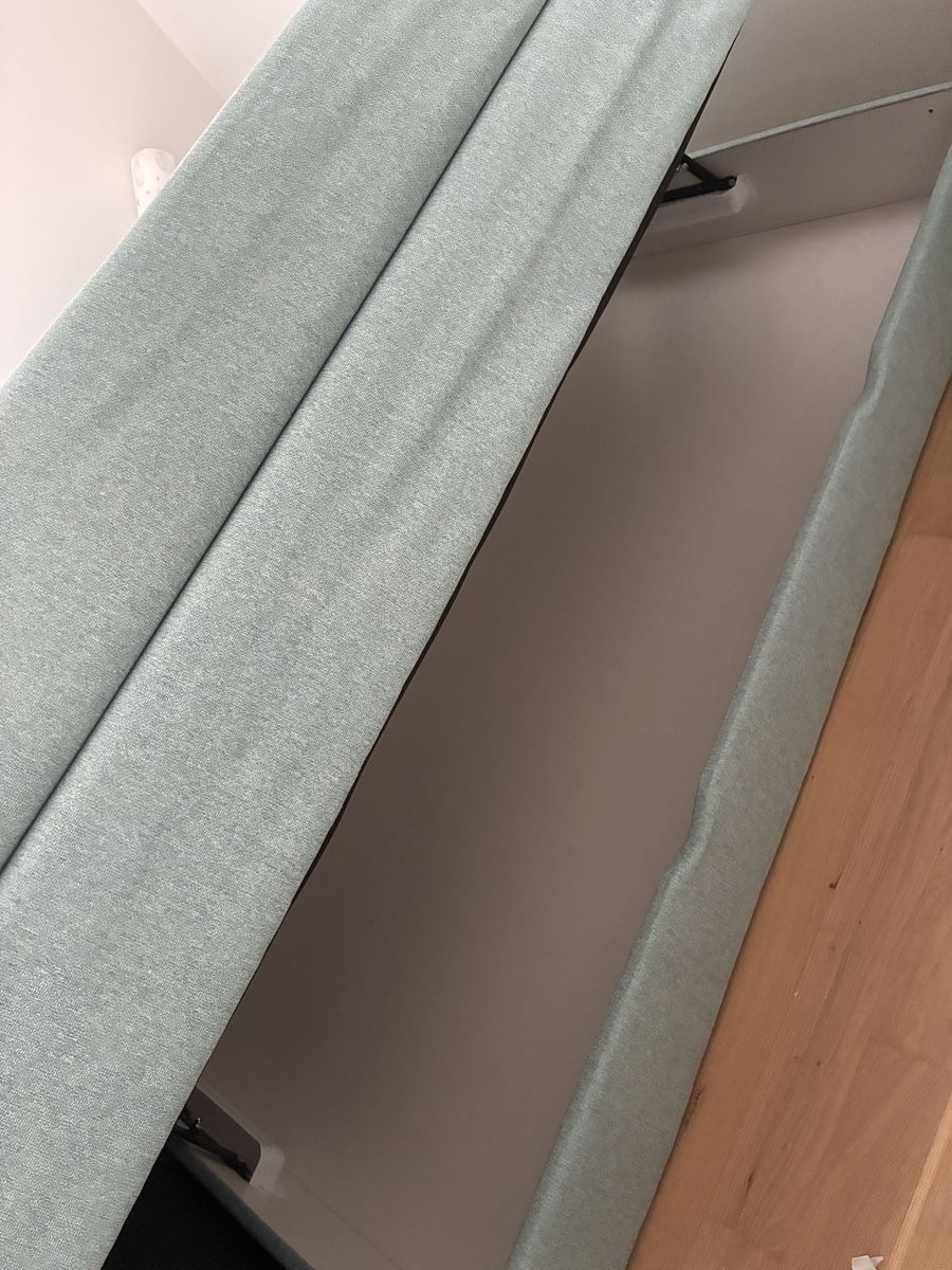 Betten: Boxspringbett Türkis 200x200 cm – Gebraucht aus Saland von Francyherrera 3