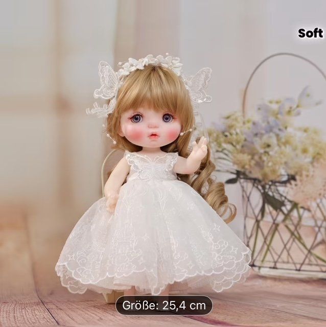 Bambole: Puppe im Hochzeitskleid gr: ca 23cm !Letzte Chance! – Nuovo e nell'imballaggio originale da Olten venduto da Sonjason