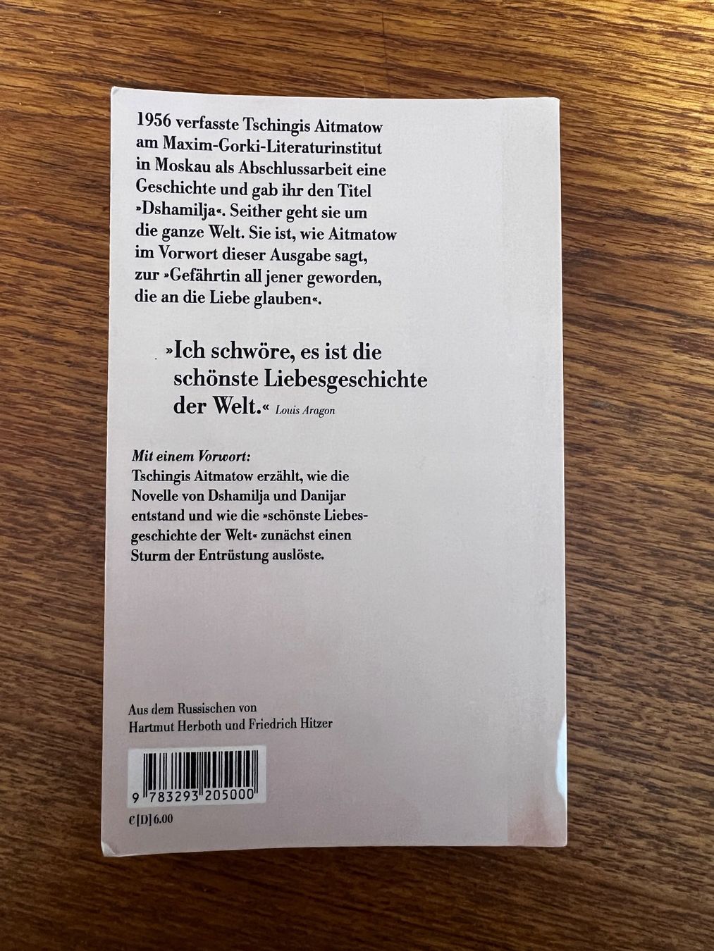 Libri: Tschingis Aitmatow, Dshamilja – Usato da Bern venduto da Maettii 1