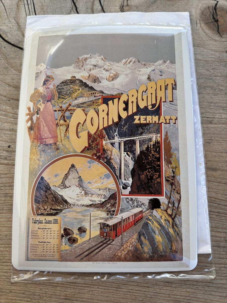 Cartoline postali: Postkarte Blech Gornergrat Zermatt – Nuovo (secondo la descrizione) da Würenlos venduto da Ashley24