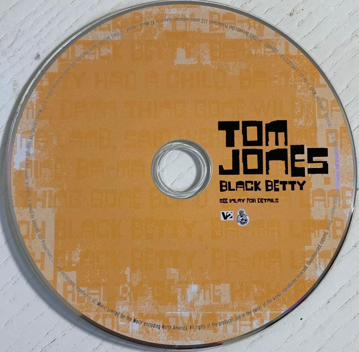 CDs: TOM JONES - BLACK BETTY – Gebraucht aus Poliez-Pittet von Newtown-Records 2
