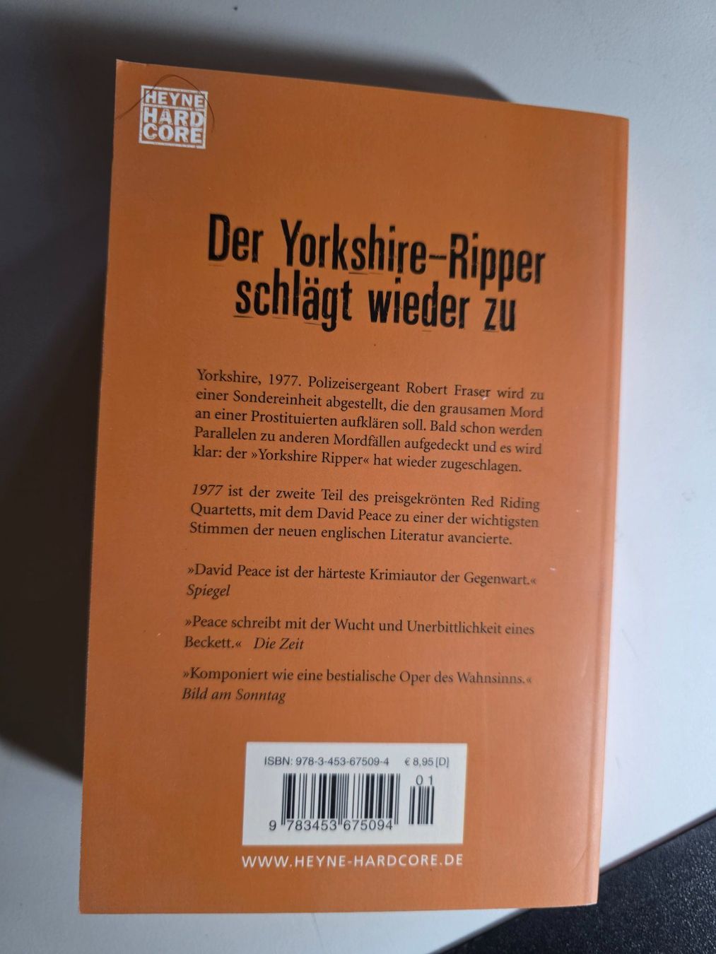 Bücher: David Peace - 1977 Roman - 2007 – Gebraucht aus Walterswil BE von Lonitti 3