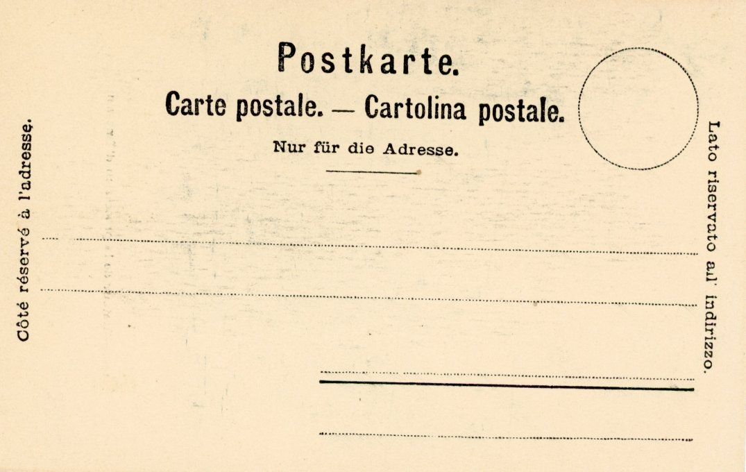 Cartoline postali: Emosson  VS  - Retour de la procession à Emosson   env. 1900 – Usato da Brig venduto da Valcards54 1