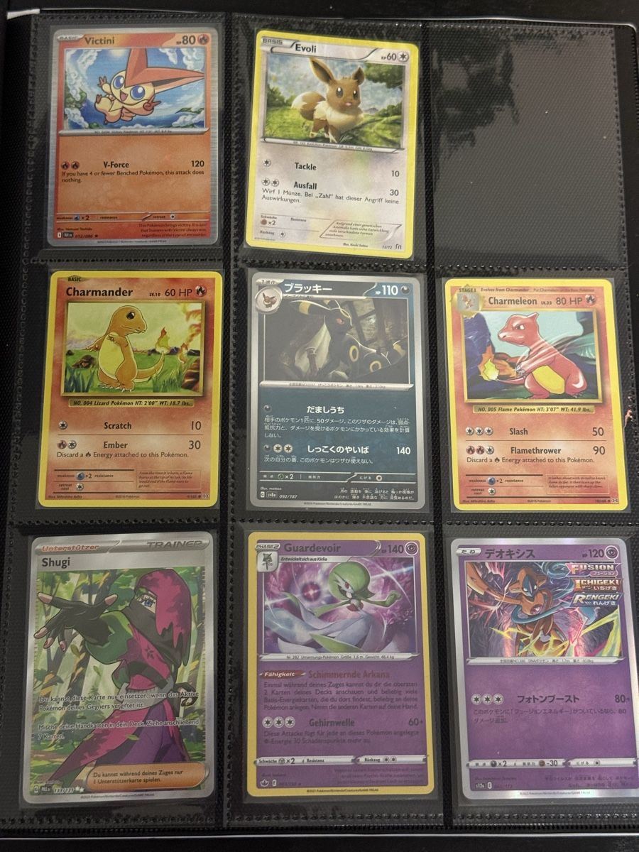 Pokémon Carte collezionabili: POKEMON BINDER WITH VARIOUS CARDS💫 – Nuovo (secondo la descrizione) da Rickenbach LU venduto da pokeblubi 9