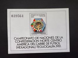 Honduras Fussball WM 1982  Block ** (2094)