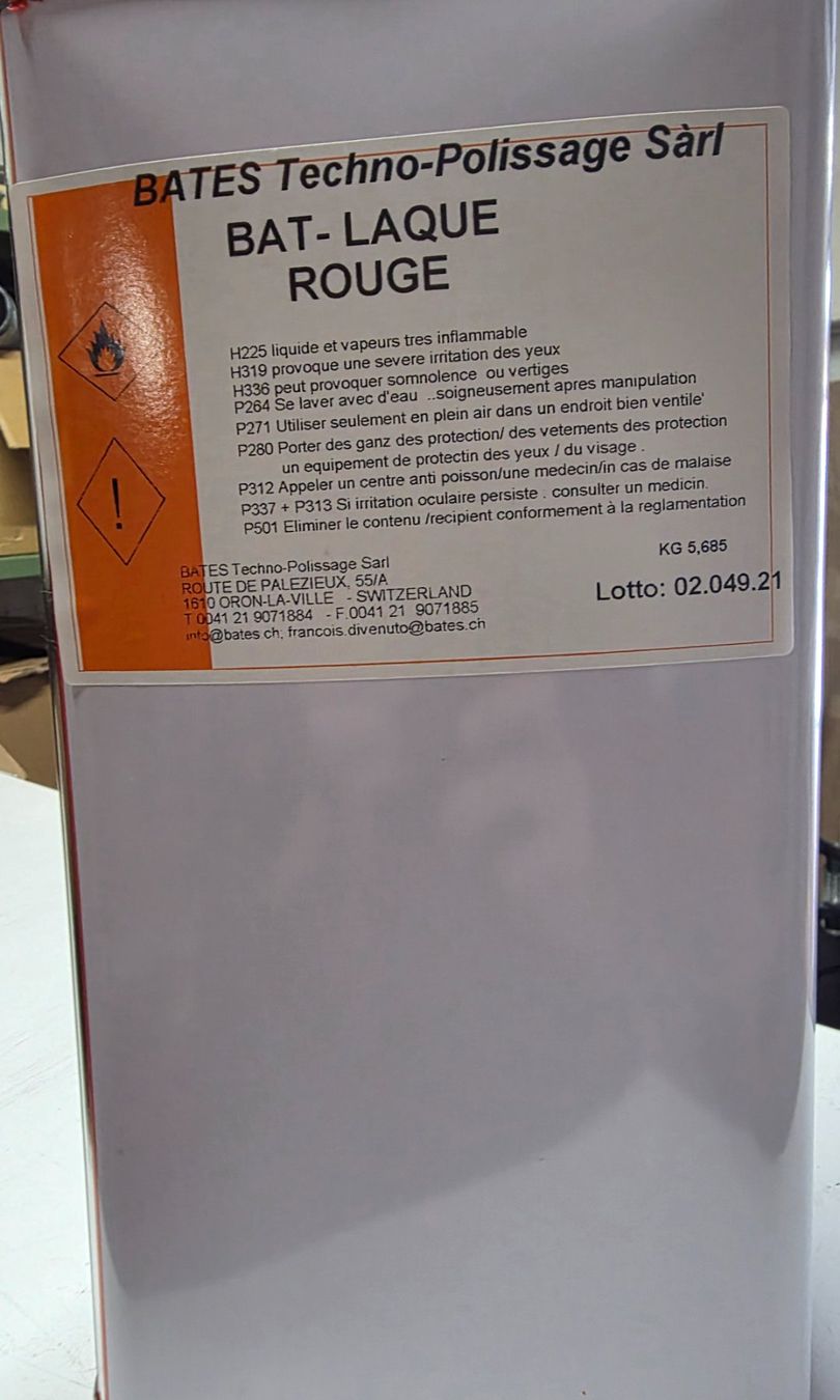Accessori per altri veicoli: Laque rouge protection horlogère – Nuovo e nell'imballaggio originale da St-Imier venduto da inf_h7kx