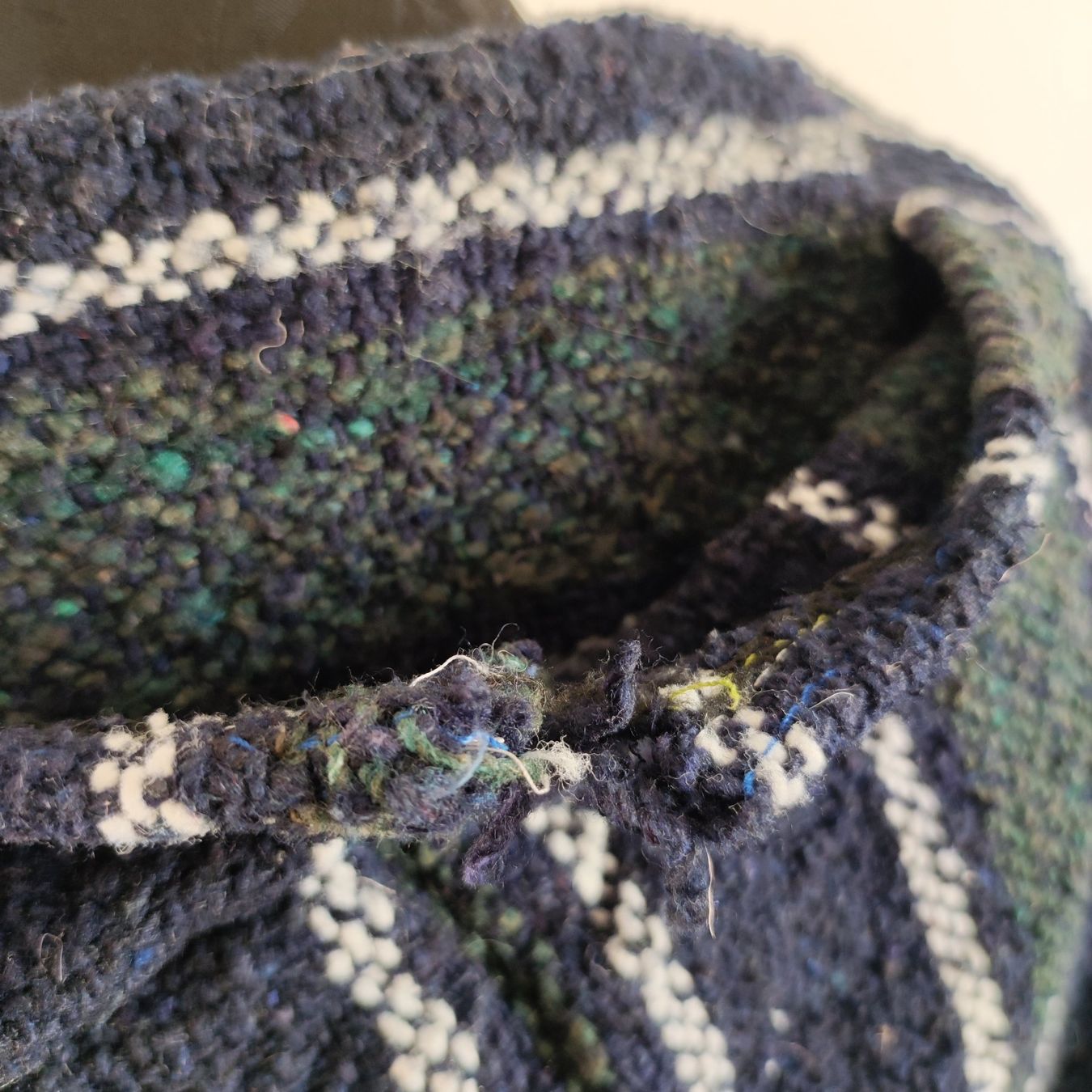 Maglioni & Felpe: Pancho blanc, vert et bleu foncé – Usato da Riaz venduto da cam_x5xs 5