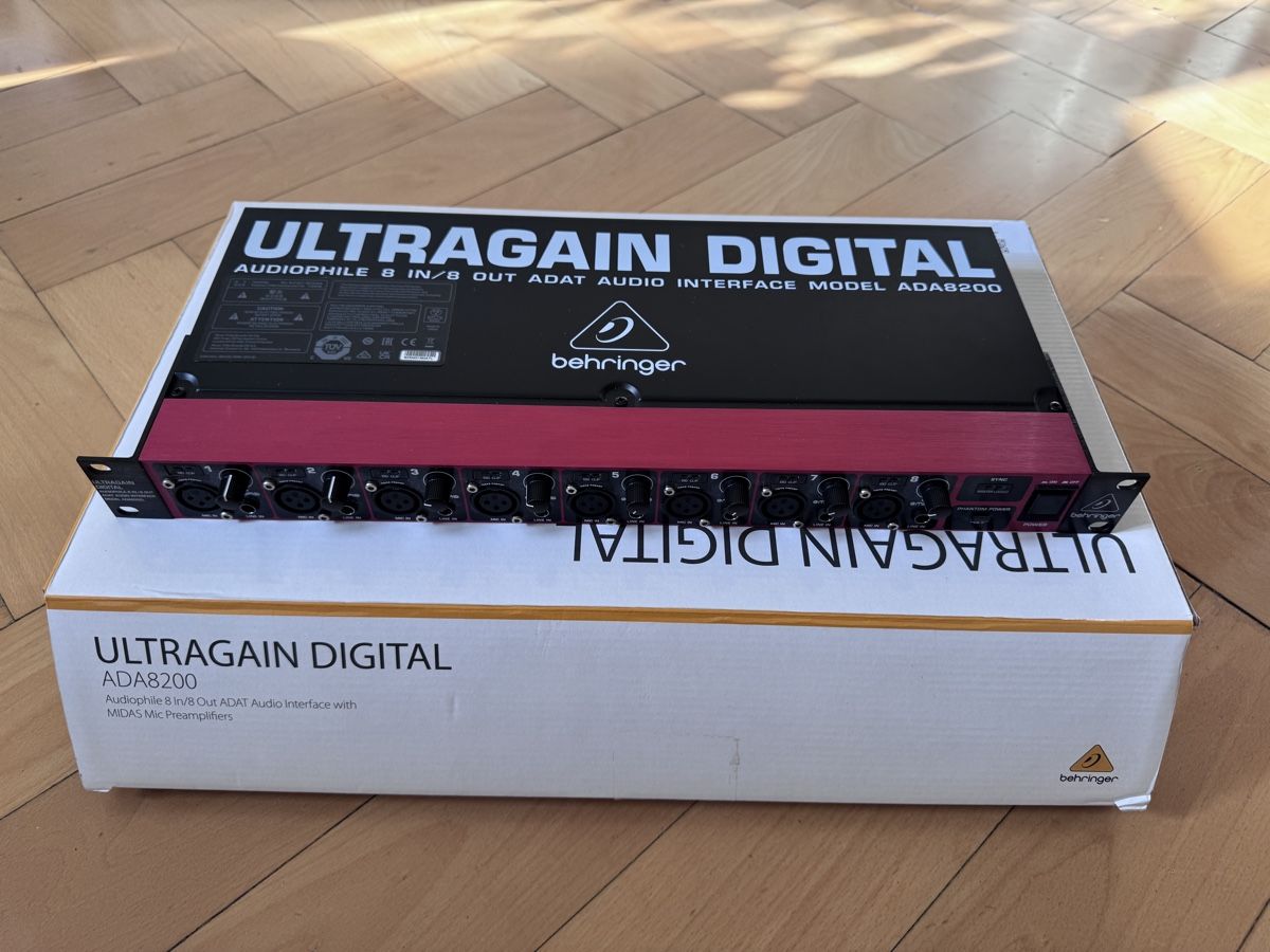 Behringer Konverter: Behringer Ultragain Digital ADA8200 – Gebraucht aus Zürich von mateonen