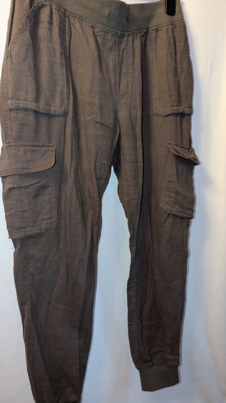 Pantaloni: Cargo Stoff Hose grün khaki Gr. 40 – Usato da Sarmenstorf venduto da taosun 2