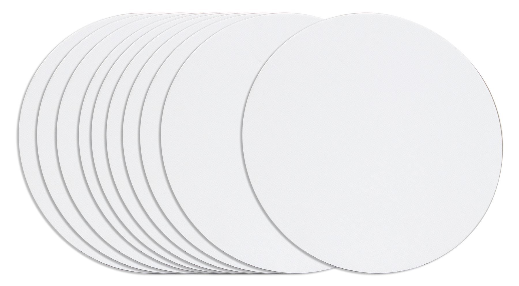 Leinwände & Keilrahmen: Malkarton rund 30cm 10er Set – Neu und originalverpackt aus Escholzmatt von crazyteam
