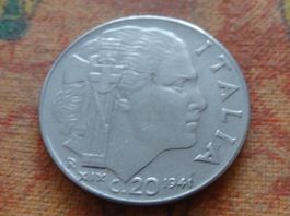 ITALIE  20  Centesimi  1941