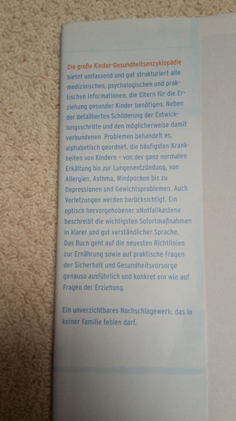 Libri: Grosse Kinder Gesundheits Enzyklpädie – Usato da Sempach venduto da Outletinoo 3