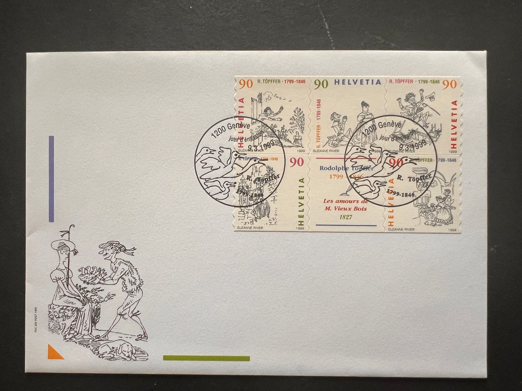 Tutti i francobolli: Erstagsbrief FDC 1999  (P985) – Usato da Hinwil venduto da Sidi4