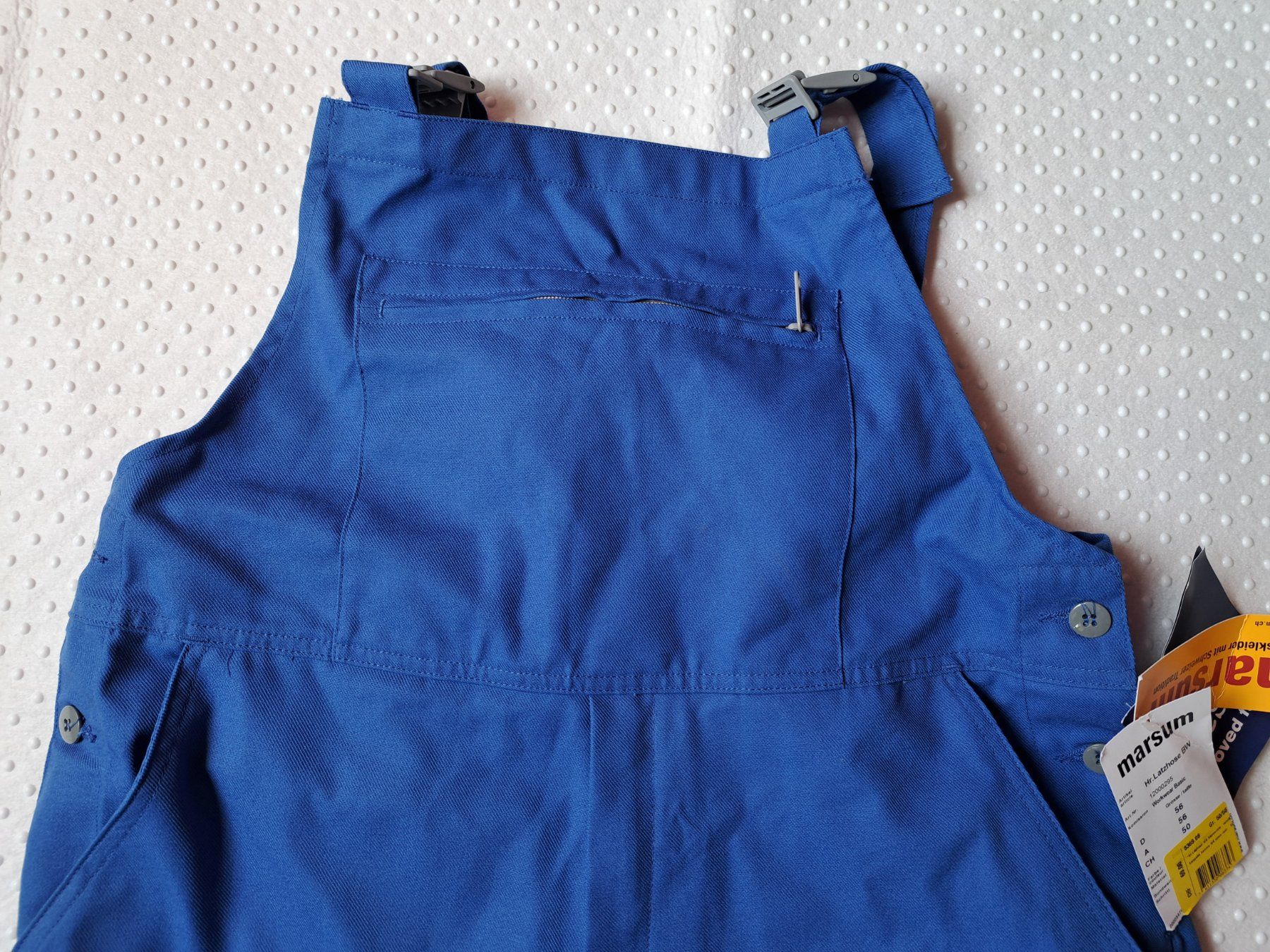 Pantaloni: Neue Marsum Latzhose Gr. 56 – Usato da Gysenstein venduto da joshuas81 1