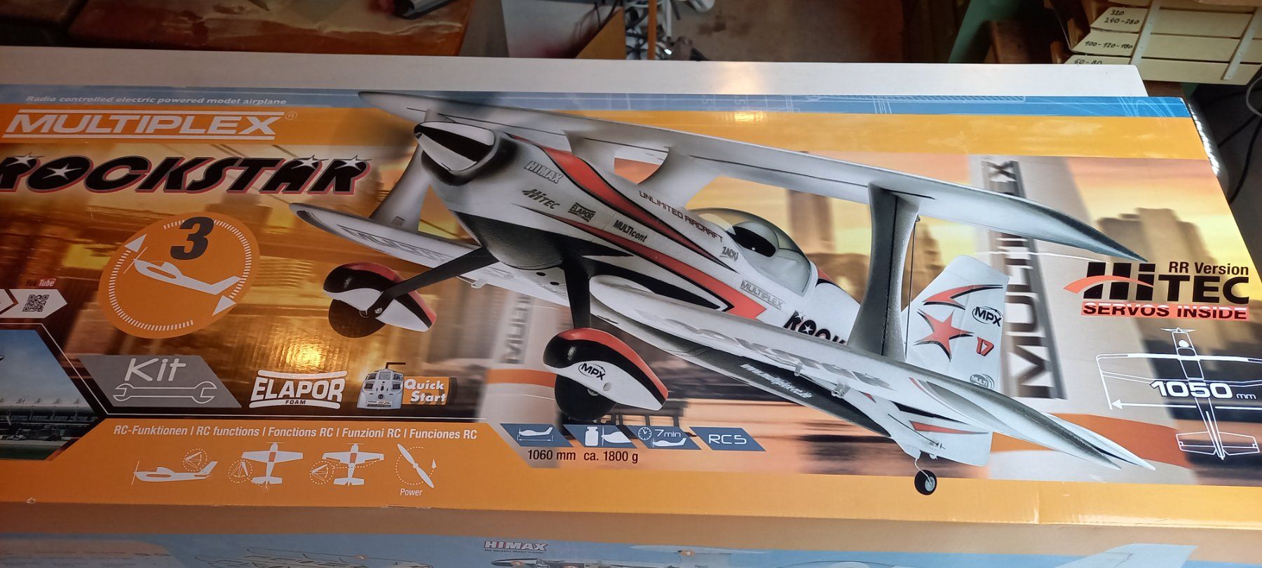 Kit di modellismo & Modellini statici: Magnifique avion Biplan  "Rookstar" de Multiplex – Nuovo e nell'imballaggio originale da La Chaux-de-Fonds venduto da dom_nf8p