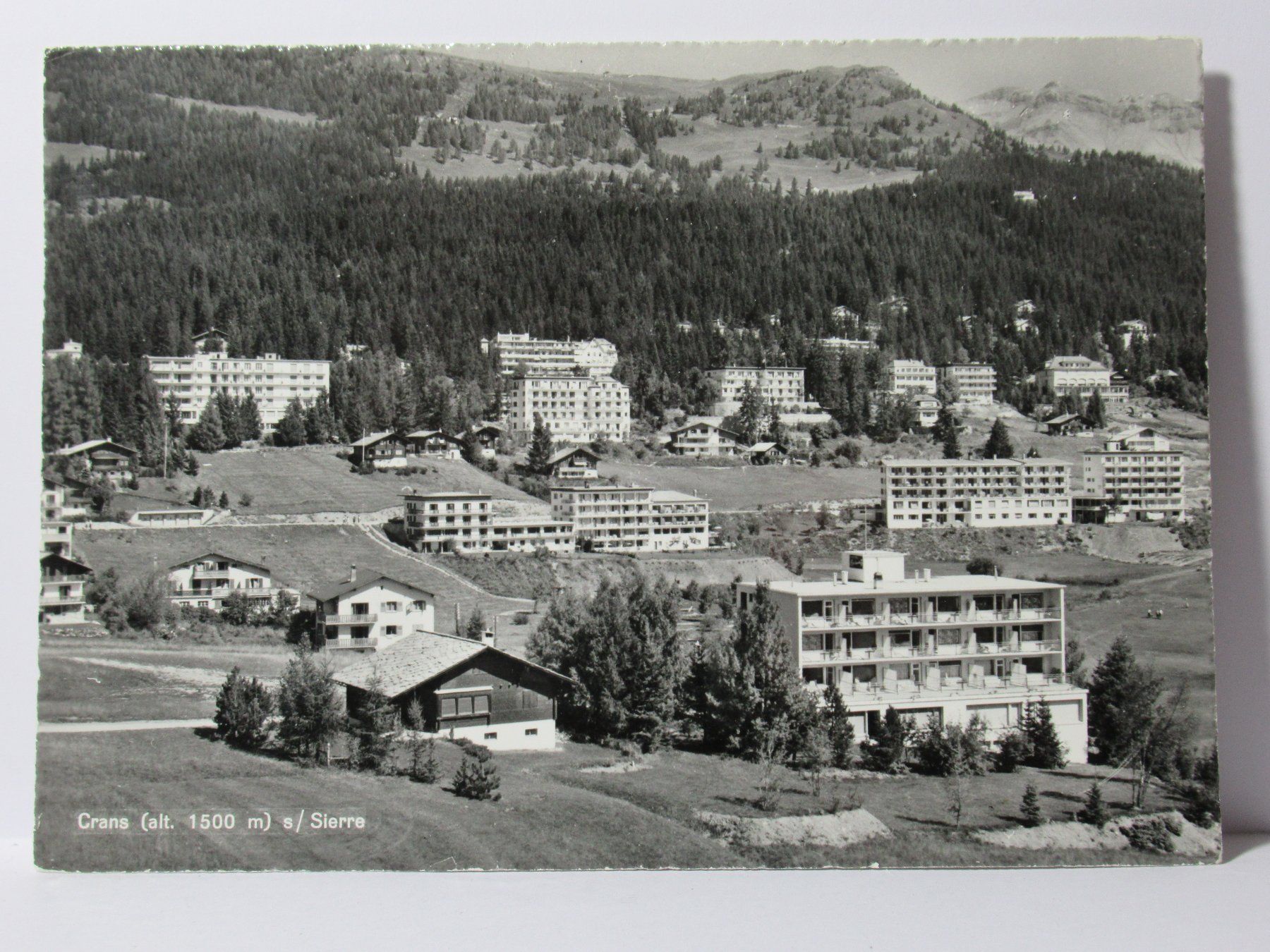 Cartoline postali: Crans  s / Sierre , Hotel  1967 – Usato da Grenchen venduto da Bluemchen1900