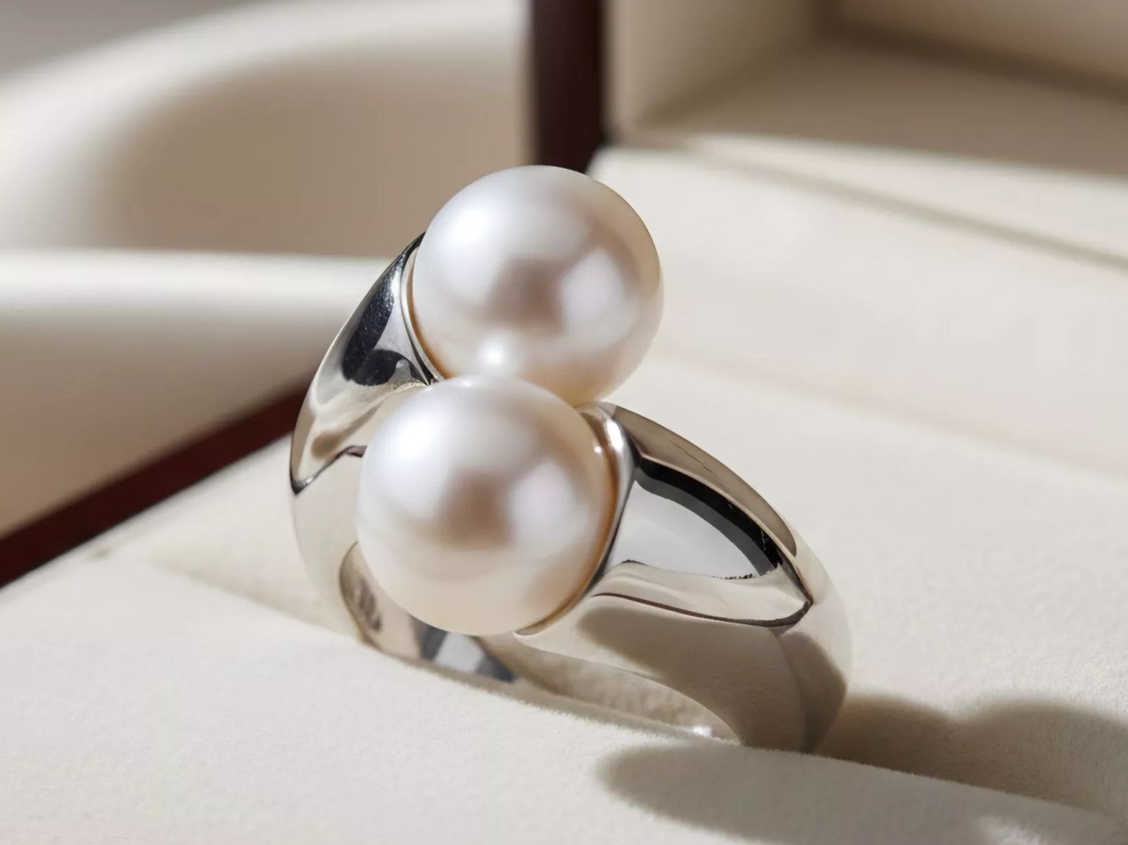 Ringe: Silberring 925 mit Echt Perlen, makellos & elegant - NEU – Neu und originalverpackt aus Uetikon am See von Coralreef