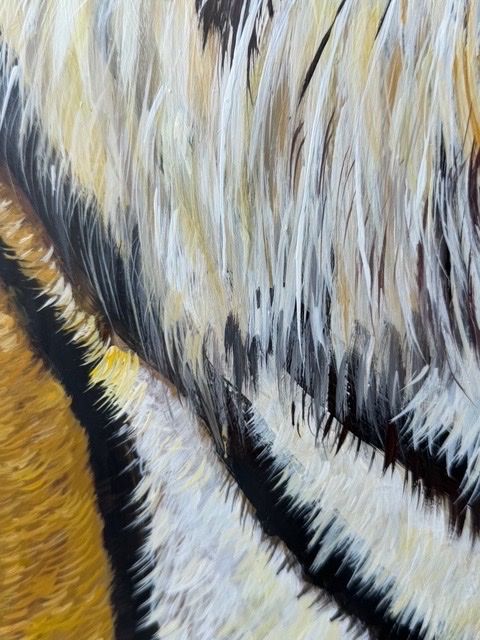 Tableaux: Tigerbild Handmalerei auf Glas – D'occasion à Ebikon par Wesly 2