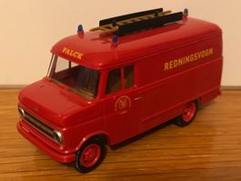 Brekina Opel Blitz Transporter Feuerwehr