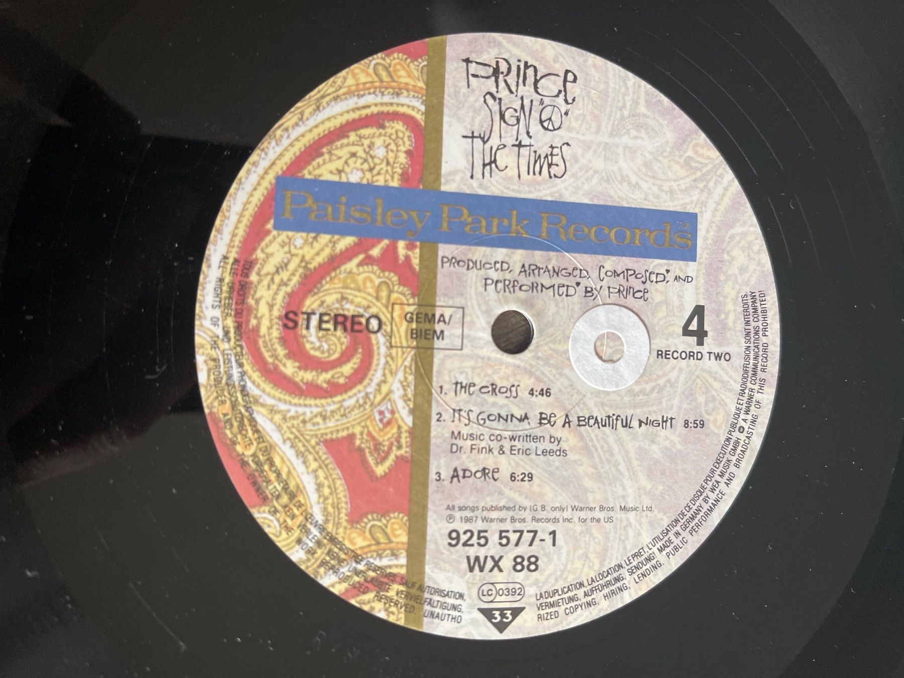 Schallplatten: S62/Prince - Sign the Times – Gebraucht aus Frutigen von Philippe_jsp 2