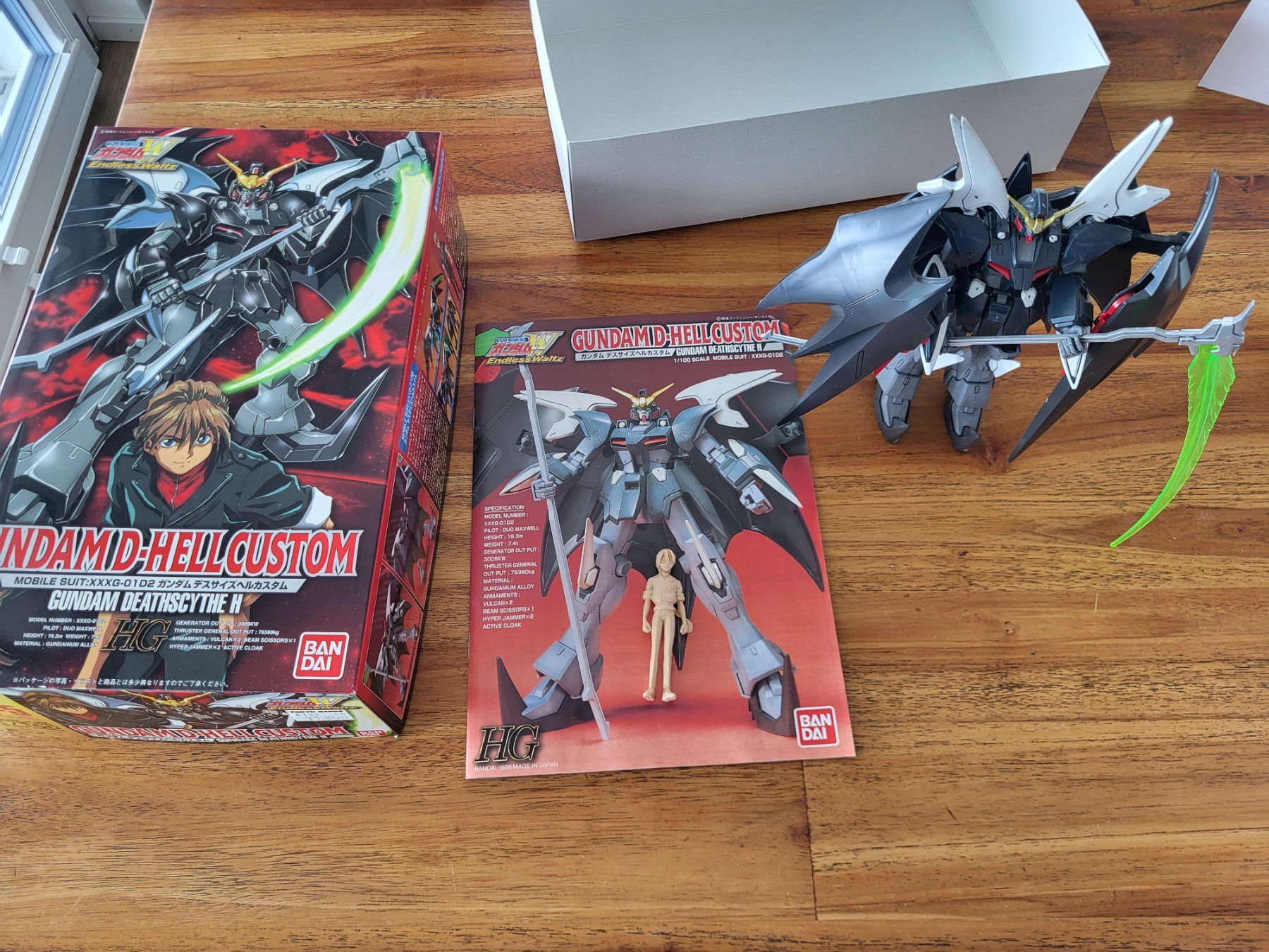 Bandai Modellbausätze & Standmodelle: Gundam Deathscythe Hell Custom HG Bausatz Modell – Gebraucht aus Niederhelfenschwil von Bruce019 1