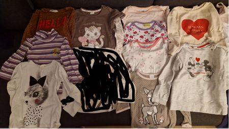 Pulli, Bodys Mädchen 98/104